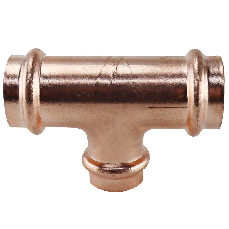 Apollo XPRT1134 Tee, 1 x 1 x 3/4 in, Press Fit, Copper, 300 psi Pressure