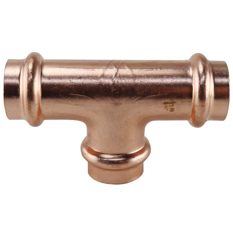 Apollo XPRT34 Tee, 3/4 in, Press Fit, Copper, 300 psi Pressure
