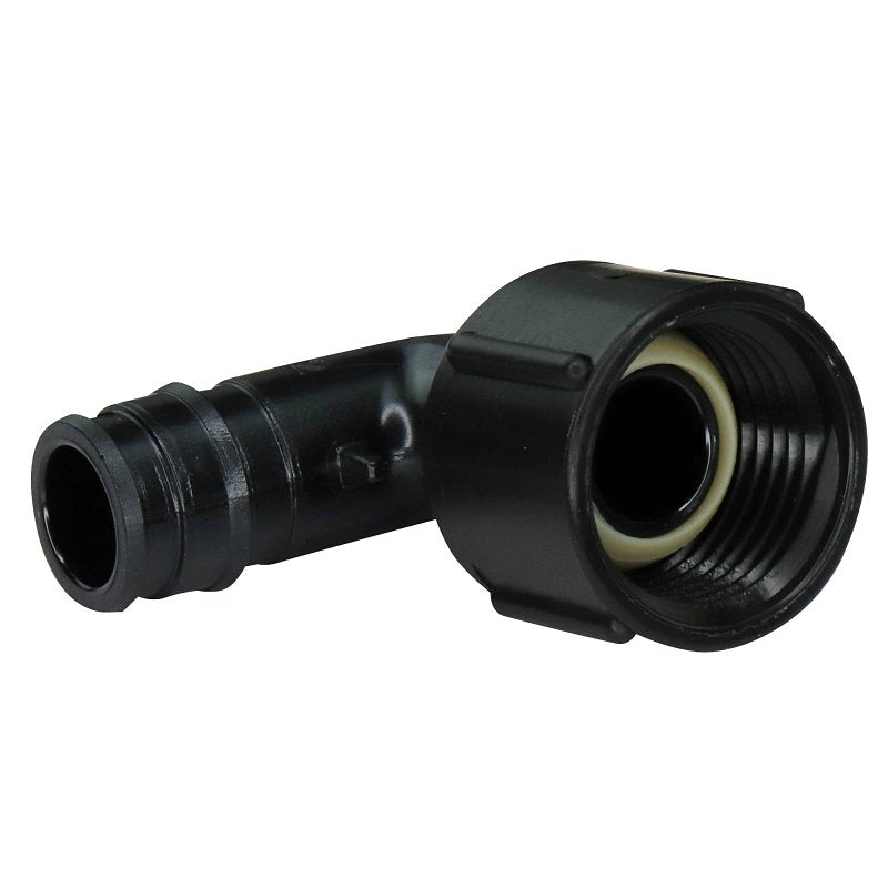 Apollo EPXPAFES125PK Elbow, 1/2 in, PEX x Female Swivel, PEX-A, Poly Alloy, 200 psi Pressure