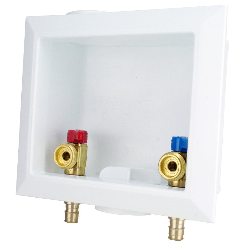 Apollo EPXBOXWM Washing Machine Outlet Box, 1/2 in Connection, Brass