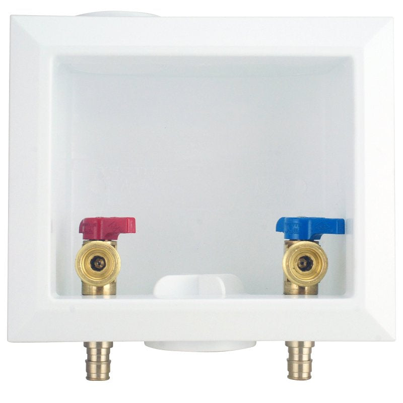 Apollo EPXBOXWM Washing Machine Outlet Box, 1/2 in Connection, Brass