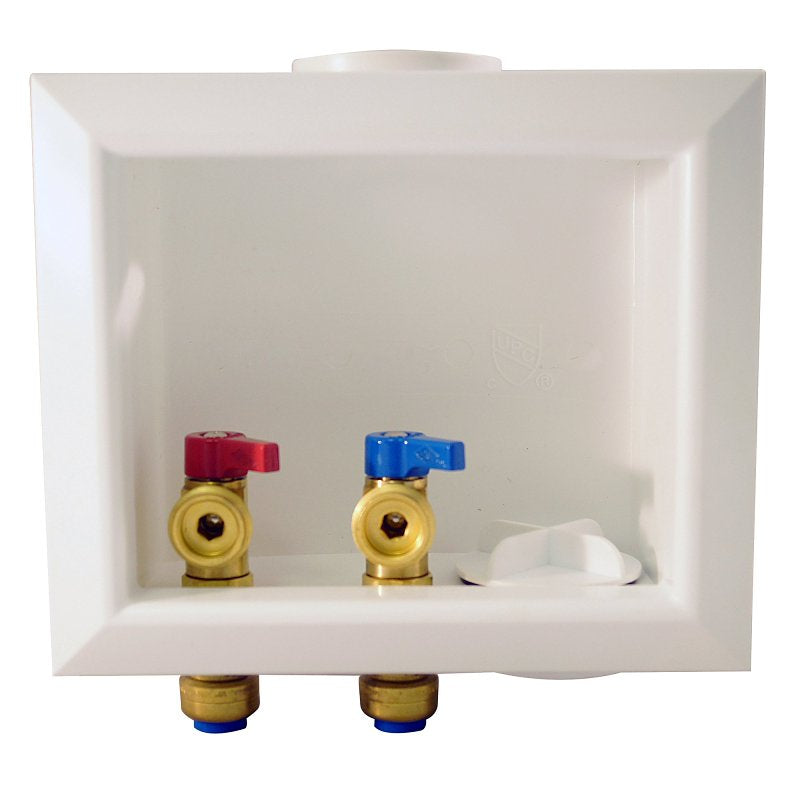 Apollo FSBBOXWM Washing Machine Outlet Box, 1/2 in Connection