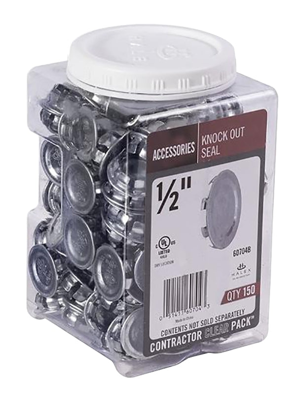 Halex 60704B Knockout Seal, 1/2 in, 150/PK