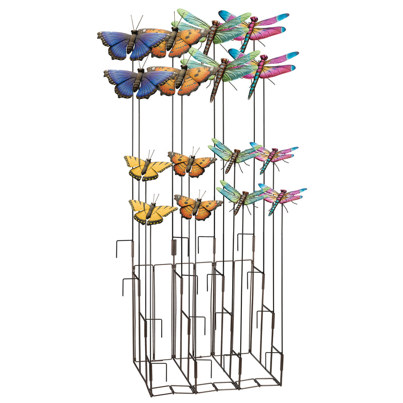Regal Art & Gift Assorted Metal 36.5 in. H X 9.5 in. L X 4.24 in. W Butterfly/Dragonfly Outdoor Gard, Pack of 16
