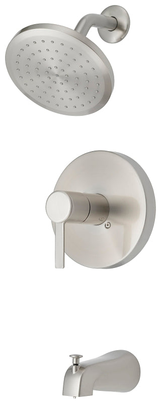 Boston Harbor F1A1F507NP Tub/Shower, Fixed-Mount Showerhead, 1.75 gpm Showerhead, 1-Spray Setting, Zinc Tub Tub Spout