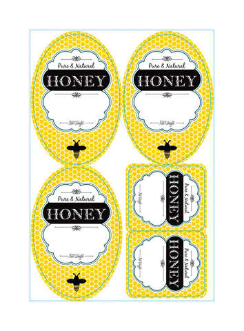 Little Giant Honey Labels, Pack of 12