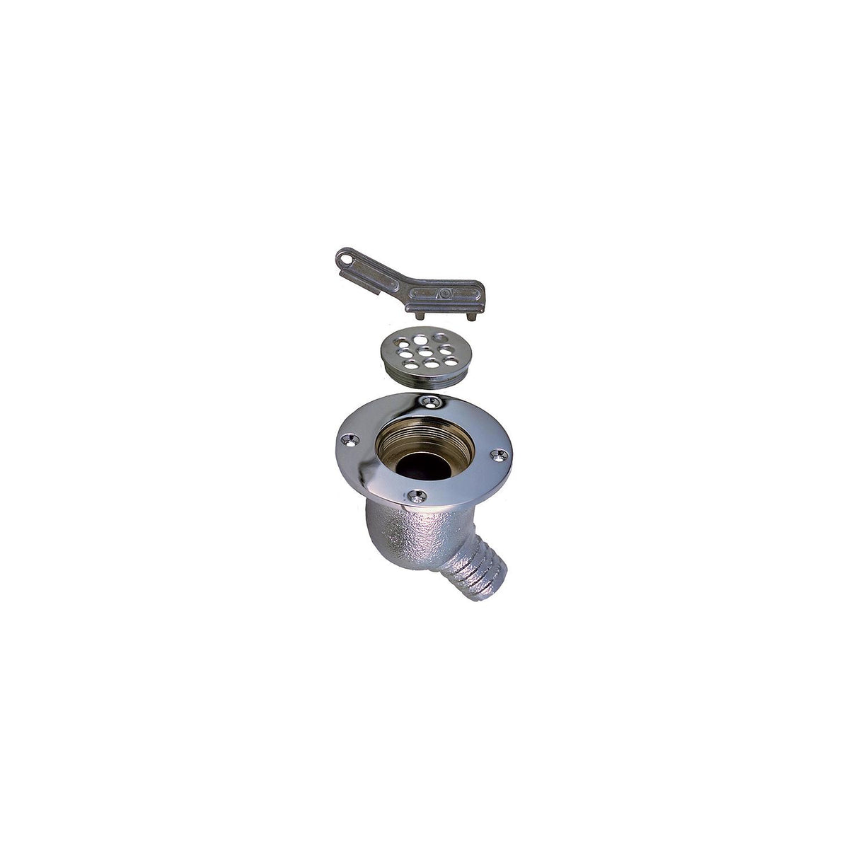 Perko Chrome Cockpit Scupper, 1″