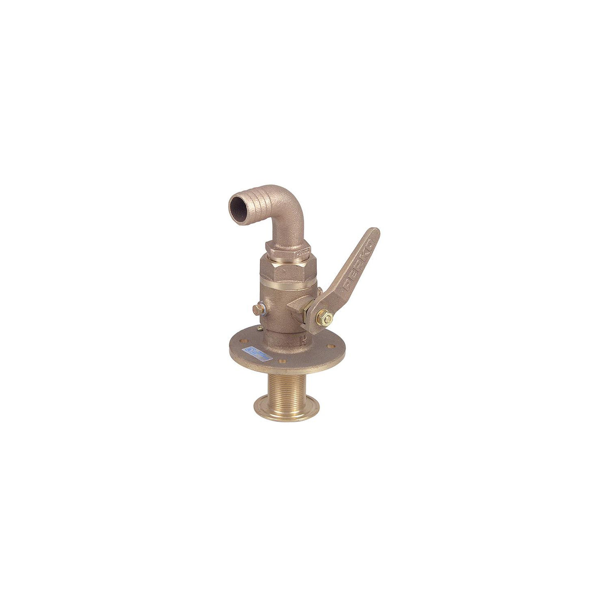 3/4″ Bronze Seacock w/90° Tail Piece