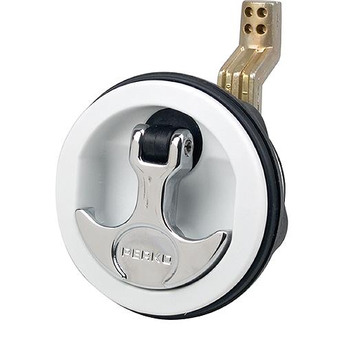 Flush Pulls Flush Latch, White