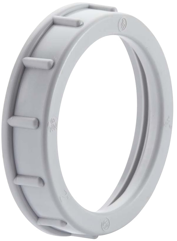 Halex 27520 Rigid Conduit Bushing, 1/2 in, 0.537 in Dia, 2.64 in L, PVC, 4/BAG