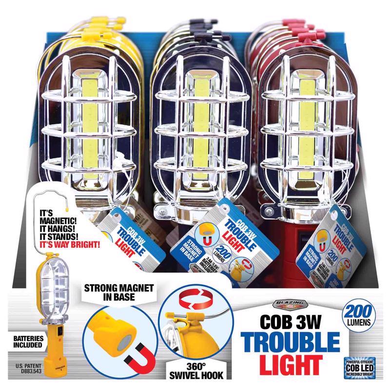 Blazing LEDz 240 lm Assorted LED COB Trouble Light, Pack of 12