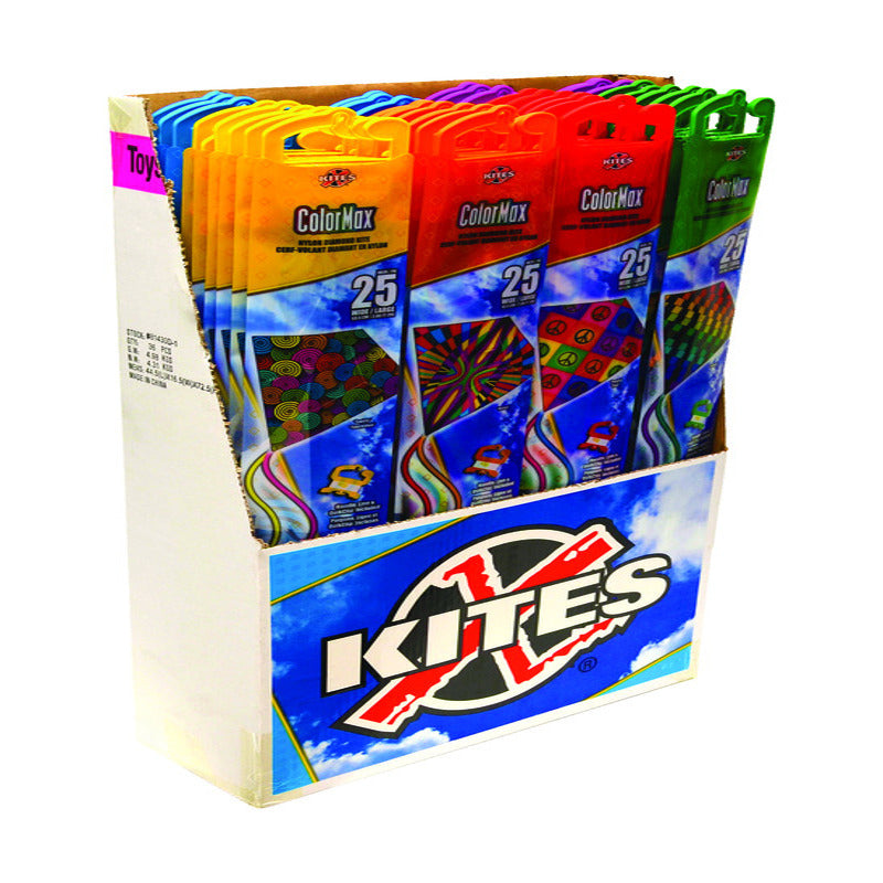X Kites ColorMax Kites 3 pc, Pack of 36