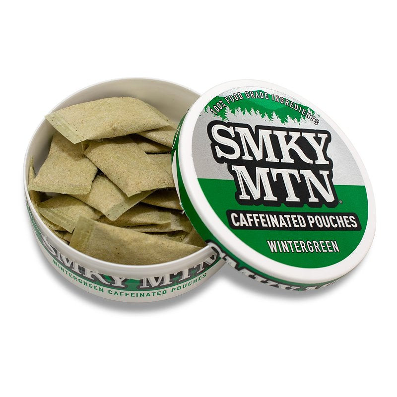 Smokey Mountain 03760 Caffeinated Pouch, Wintergreen, 15 Can, Pack of 10
