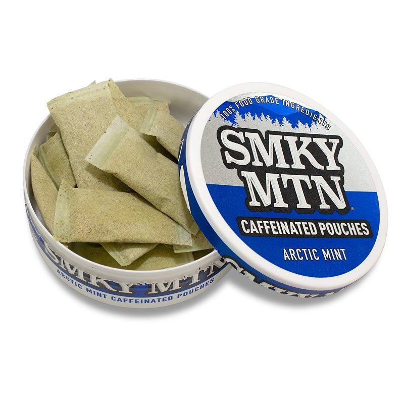 Smokey Mountain 03775 Caffeinated Pouch, Arctic Mint, 15 Can, Pack of 10