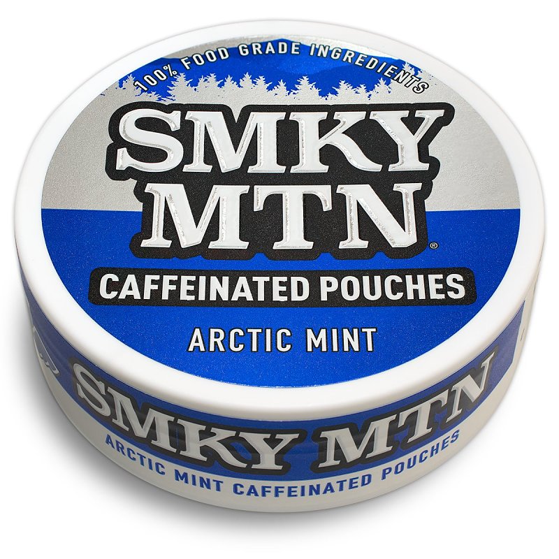Smokey Mountain 03775 Caffeinated Pouch, Arctic Mint, 15 Can, Pack of 10