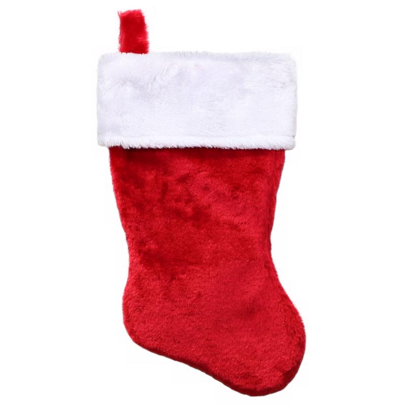 Dyno Red/White Christmas Stocking 17.5 in., Pack of 12