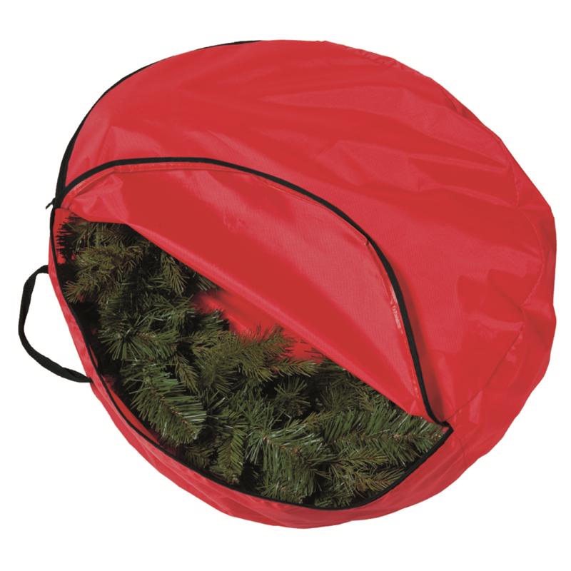 Dyno 36 gal Red Wreath Storage Bag 36 in. W, Pack of 6