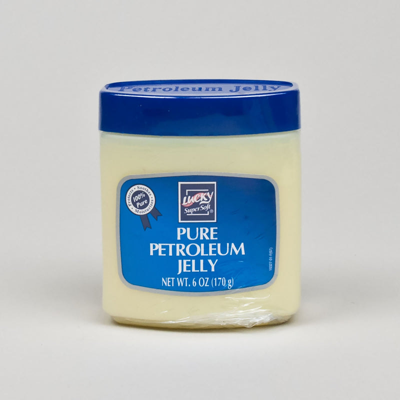 Lucky Super Soft White Petroleum Jelly 6 oz 1 pk, Pack of 6