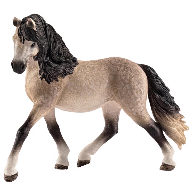 Schleich Horse Club Andalusian Mare Horse Toy Black/Tan, Pack of 5