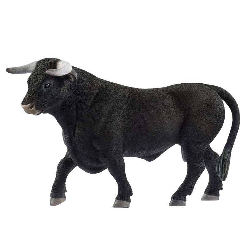 Schleich Farm World Black Bull Toy Black, Pack of 5