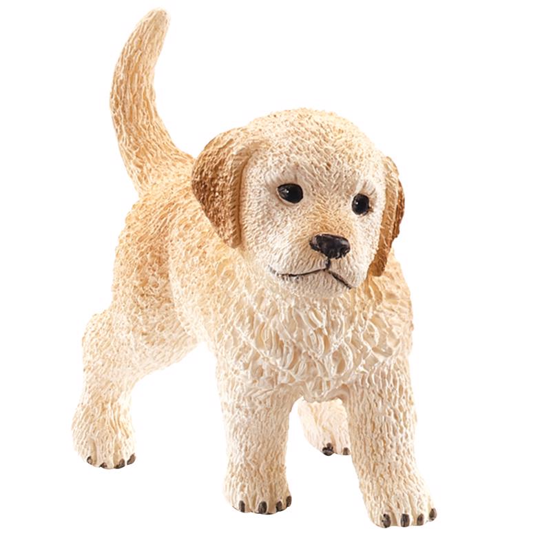 Schleich Farm World Golden Retriever Puppy Toy Brown/White, Pack of 5