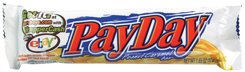 PayDay Peanut and Caramel Candy Bar 1.85 oz, Pack of 24