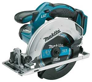 Makita 18V LXT XSS02Z Circular Saw, Tool Only, 18 V, 3 Ah, 6-1/2 in Dia Blade, Includes: (1) TCT Saw Blade