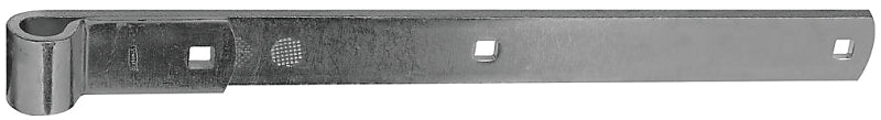 National Hardware N168-336 Strap Hinge, 1/4 in Thick Leaf, 16 in L x 1.52 in W, Steel, Zinc, 200 lb