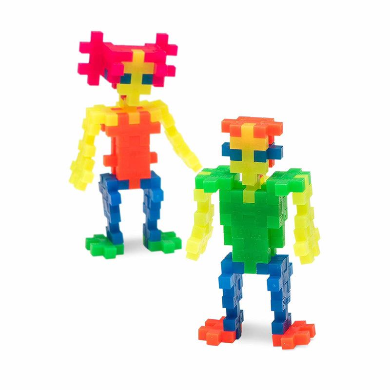 Plus-Plus Neon Mix Building Toy Multicolored 70 pc