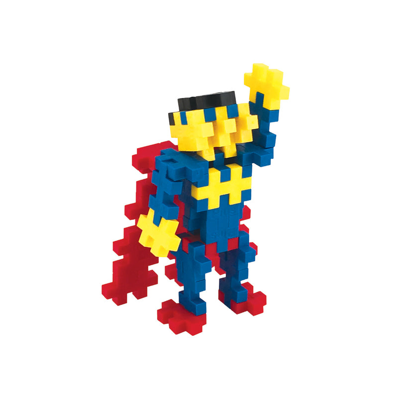 Plus-Plus Superhero Building Toy Multicolored 70 pc