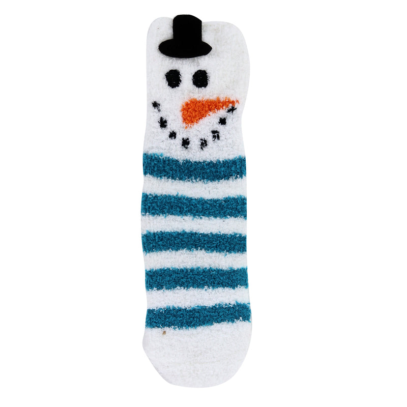 Cozy Cuties Unisex Fuzzy Socks Multicolored, Pack of 24