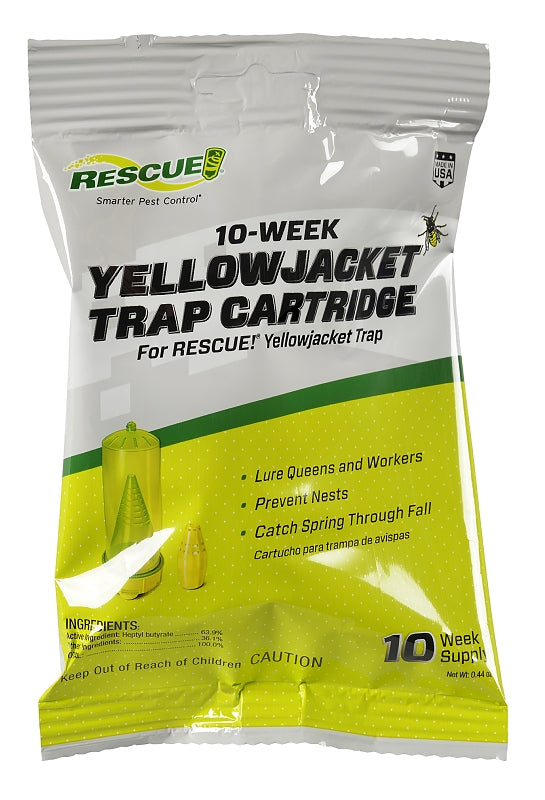 Rescue YJTC-DB9 Yellow Jacket Attractant Cartridge, Liquid, 0.44 oz Bag