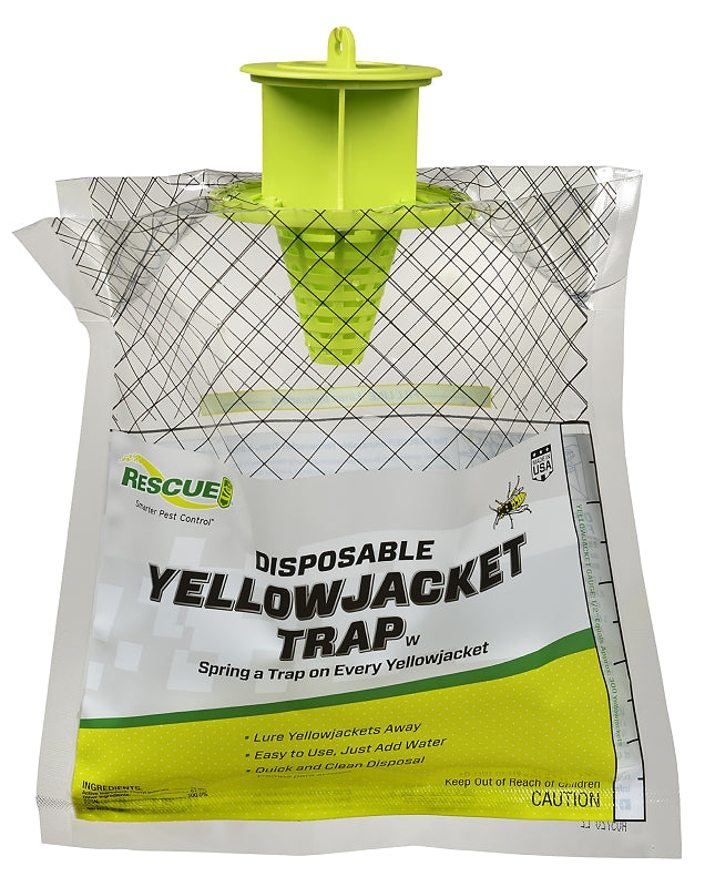 Rescue YJTD-DB12-E Disposable Yellow Jacket Trap, Includes: Attractant, Pack of 12