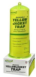 Rescue YJTR-SF4 Reusable Yellow Jacket Trap, Includes: 10-Week Attractant Cartridge, Pack of 4