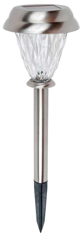 Boston Harbor 26091 Solar Stake Light with Water Glass Lens, Nickel-Metal Hydride Battery, AA Battery, 1-Lamp