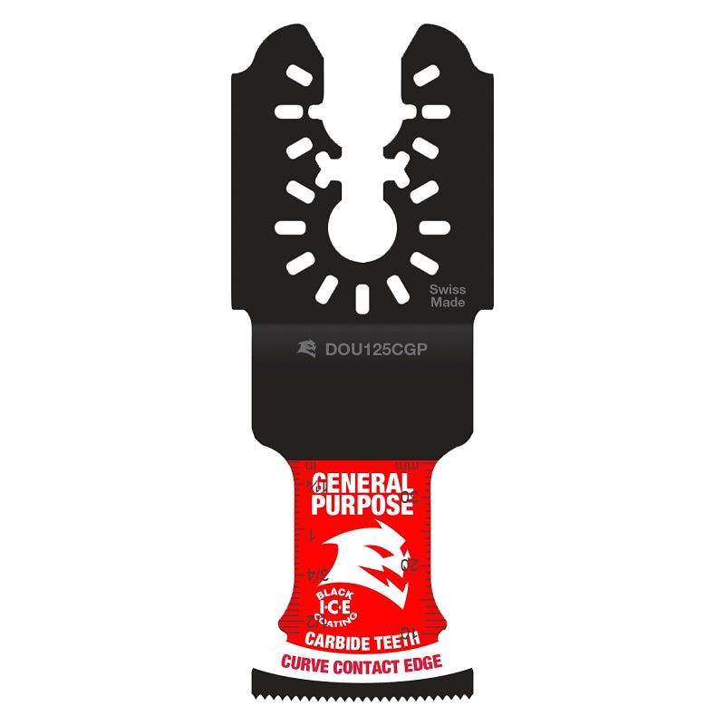 Diablo AMPED Demo Demon DOU125CGP Oscillating Blade, 1-1/4 in, 1-1/2 in D Cutting, Carbide Teeth