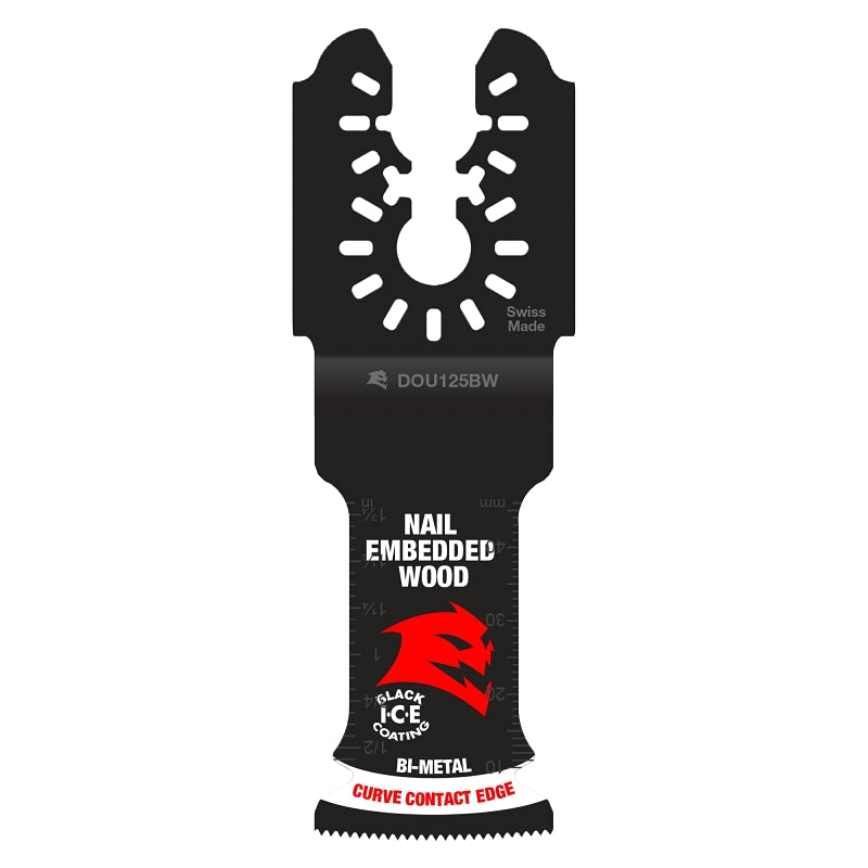 Diablo Demo Demon DOU125BW3 Oscillating Blade, 1-1/4 in, 2 in D Cutting, Bi-Metal