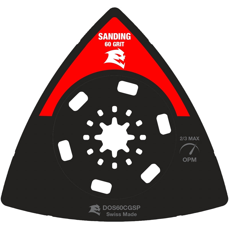 Diablo DOS60CGSP Oscillating Sanding Plate, 60 Grit, Carbide Abrasive