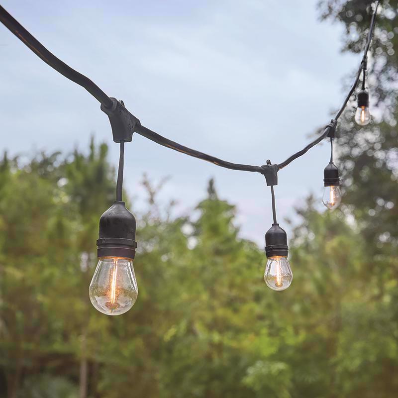 Feit LED Flame Bulb String Lights Amber 12 ft. 6 lights