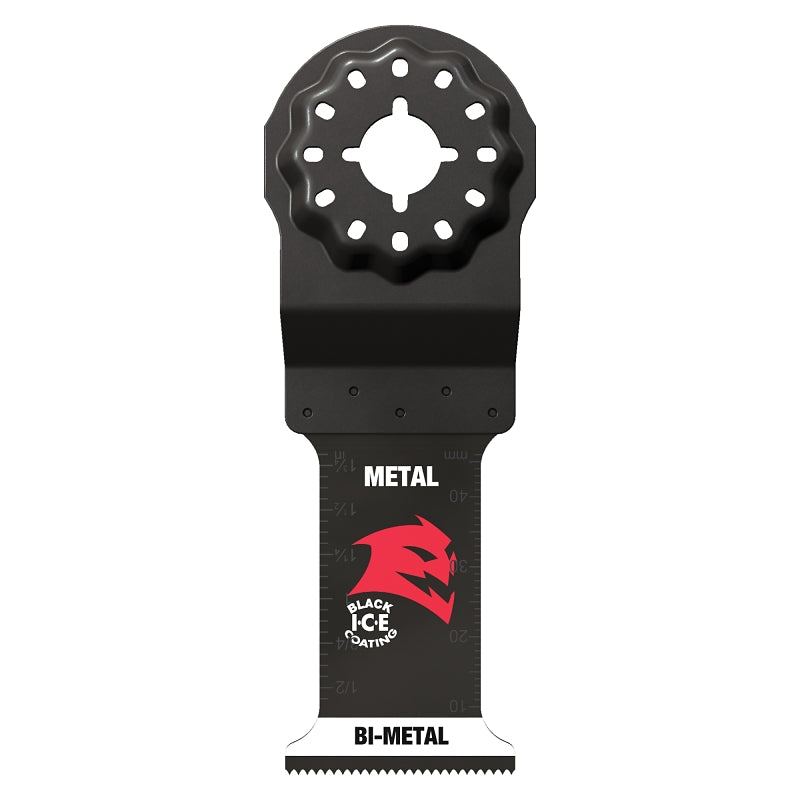 Diablo DOS125BF3 Oscillating Blade, Bi-Metal, 1-1/4 in, 2 in D Cutting, 3/PK