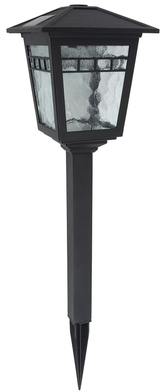 Boston Harbor 26072 Solar Coach Stake Light, Nickel-Metal Hydride Battery, AA Battery, 1-Lamp, Plastic/Glass Fixture, Pack of 6