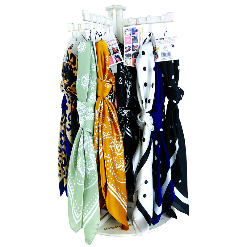 Olivia Moss One Size Fits All Women's Assorted Scarf, Pack of 24