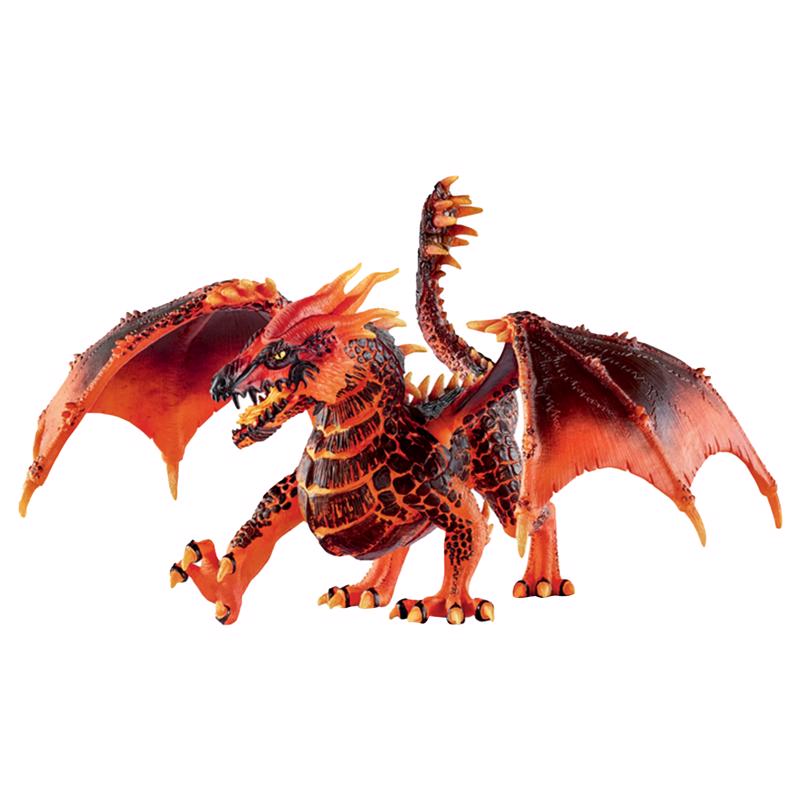 Schleich Eldrador Lava Dragon Toy Multicolored, Pack of 2