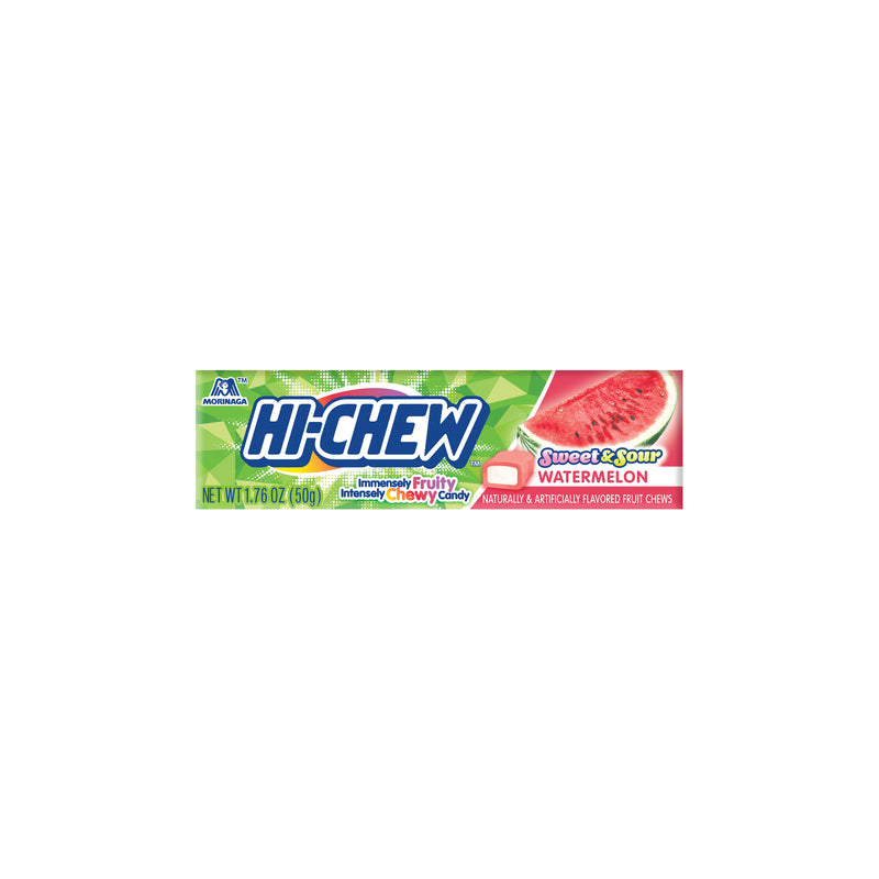 Hi-Chew Watermelon Stick Watermelon Candy 1.76 oz, Pack of 15