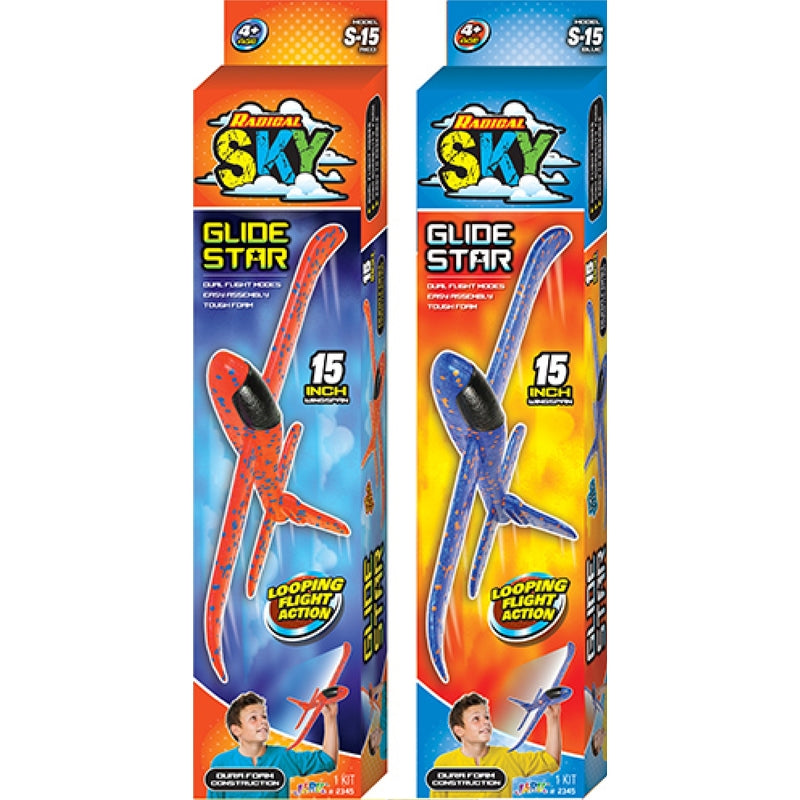 Ja-Ru Radical Sky Foam Glider Assorted, Pack of 12