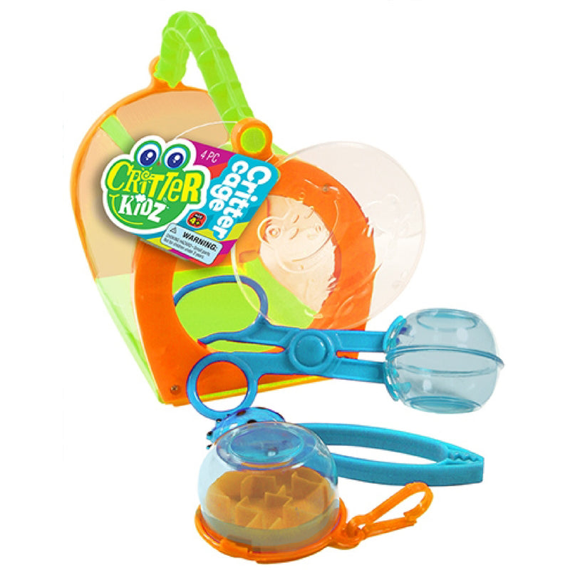 Ja-Ru Critter Kidz Critter Cage Assorted 4 pc, Pack of 12