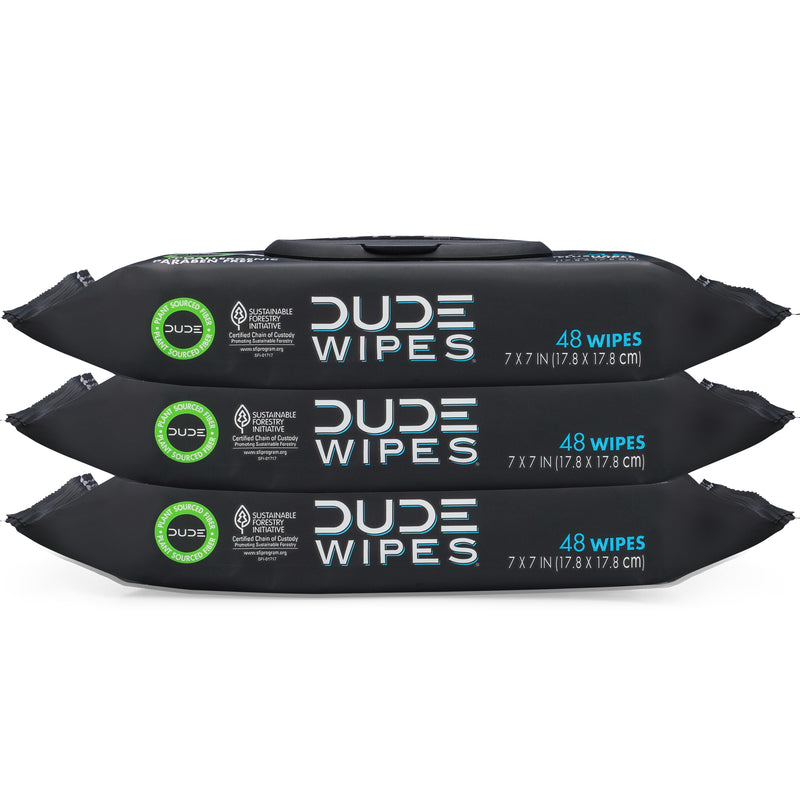 Dude Wipes Body Wipes 48 ct, Pack of 4