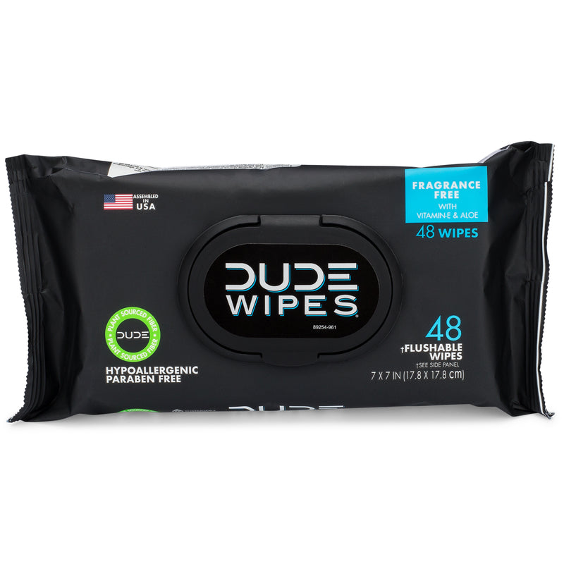 Dude Wipes Body Wipes 48 ct, Pack of 4