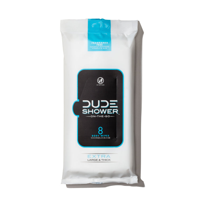 Dude Wipes Body Wipes 8 pk, Pack of 12