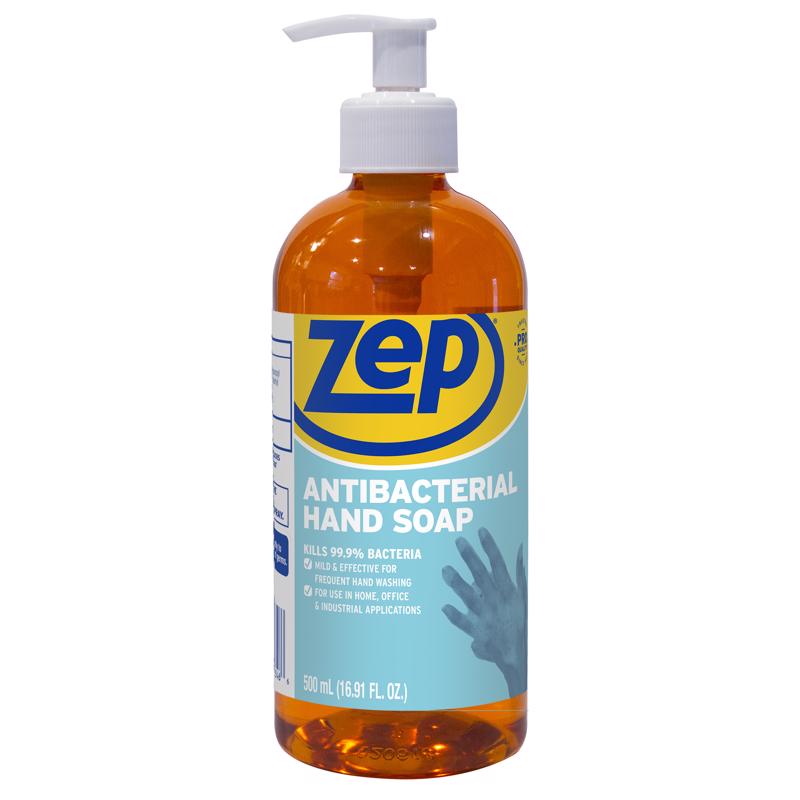 Zep Fresh Scent Antibacterial Hand Soap 16.9 oz, Pack of 12